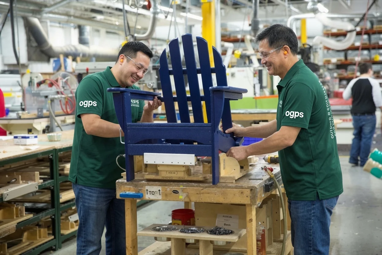 Custom patio chair powder coating and corrosion protection process