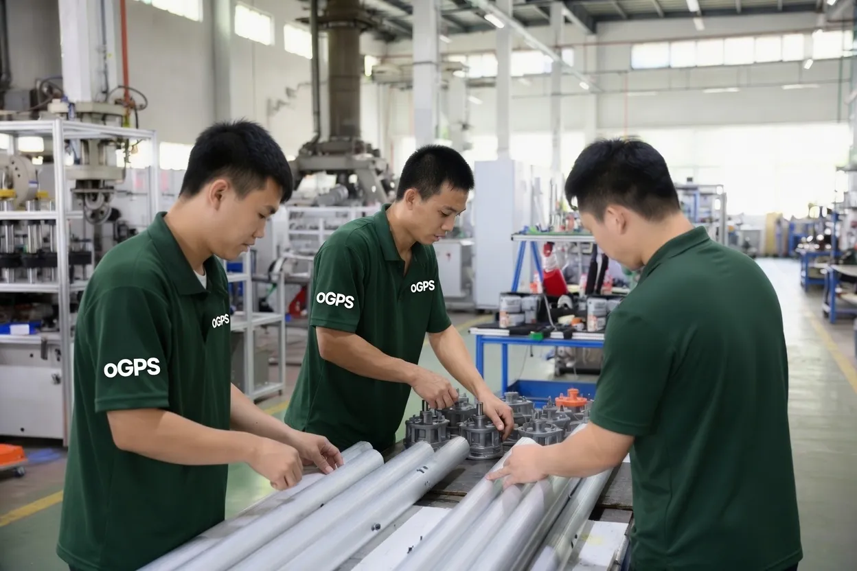 Aerial view of Pearl River Delta manufacturing industrial zone