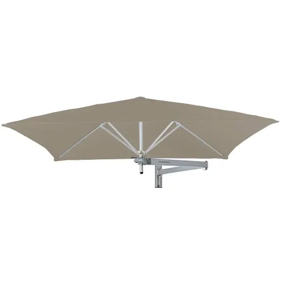Custom wall-mounted patio umbrella — balcony and terrace shade