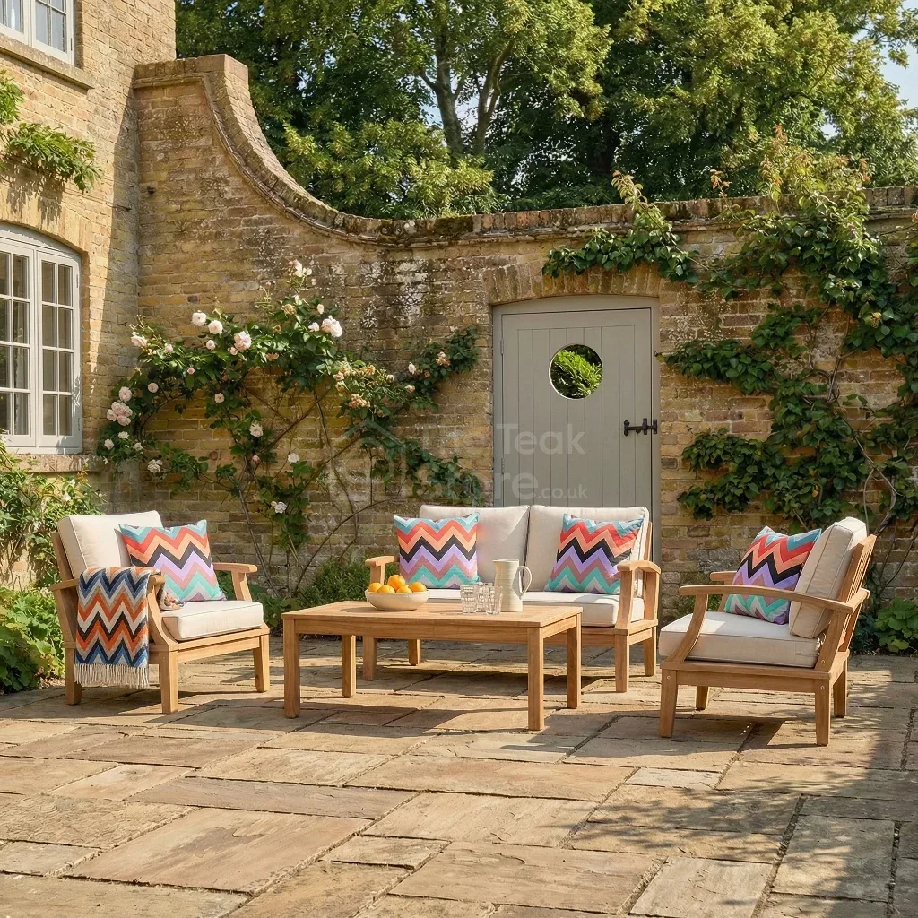 Garden center furniture retail display