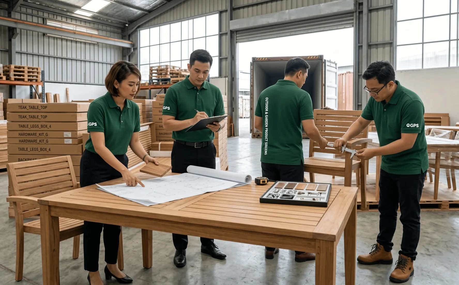 Furniture sampling and specification lock-in