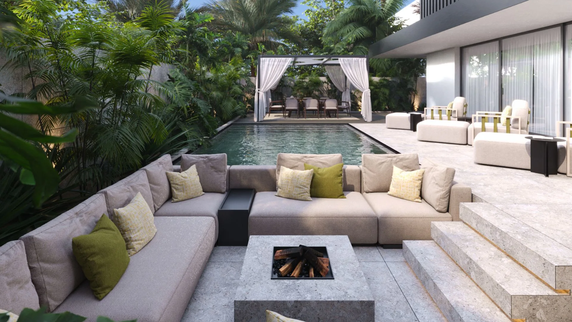 Contract seating and soft furnishings