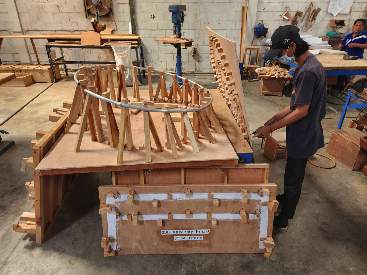 Custom outdoor furniture manufacturing — OEM/ODM production from client specifications