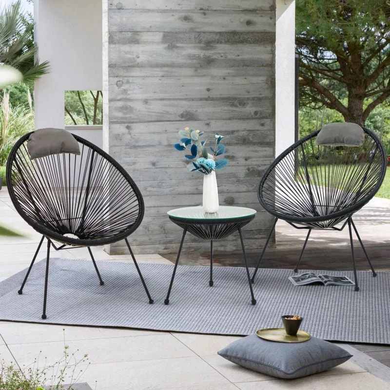 Patio chair — stackable outdoor dining chair