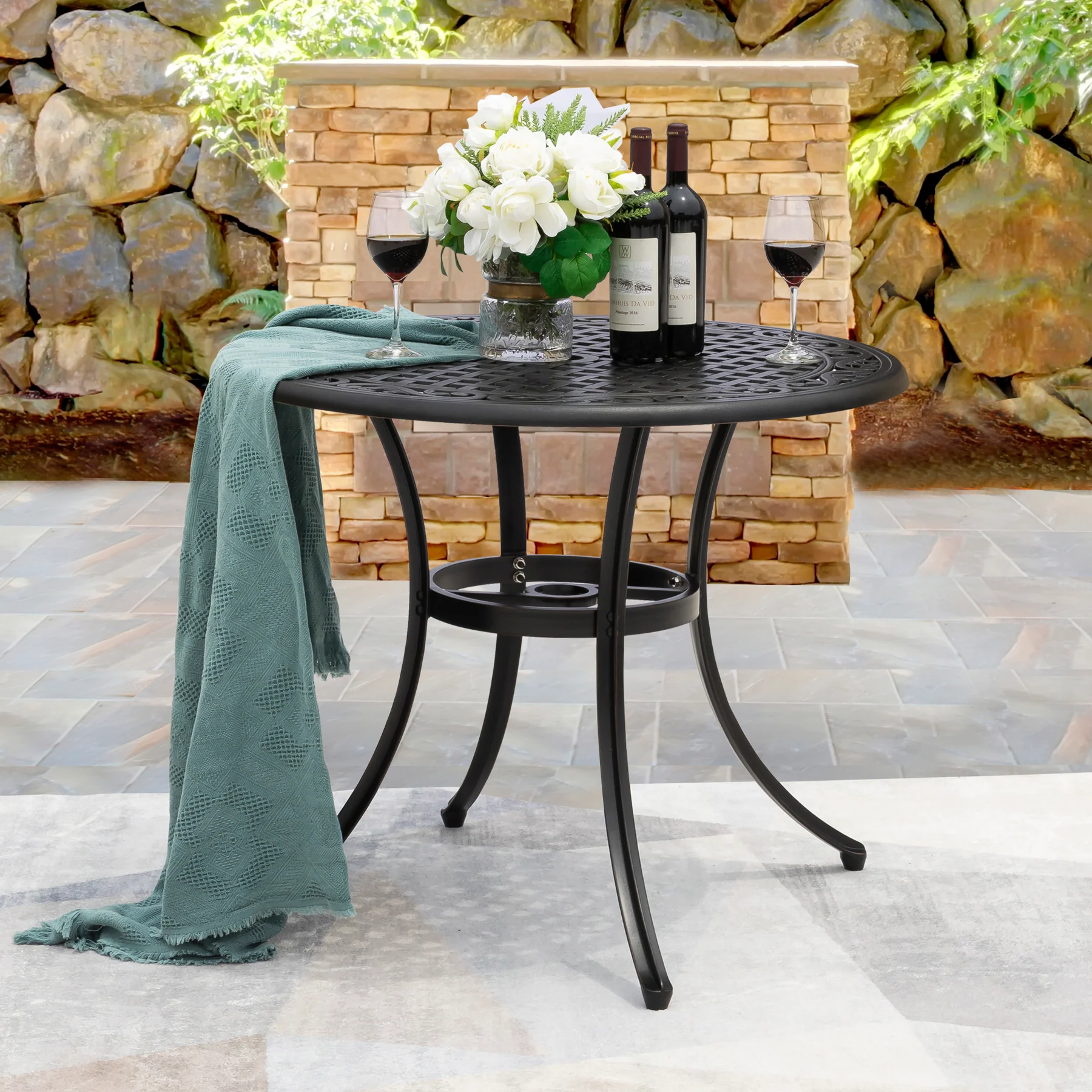 Patio dining table — commercial-grade outdoor table