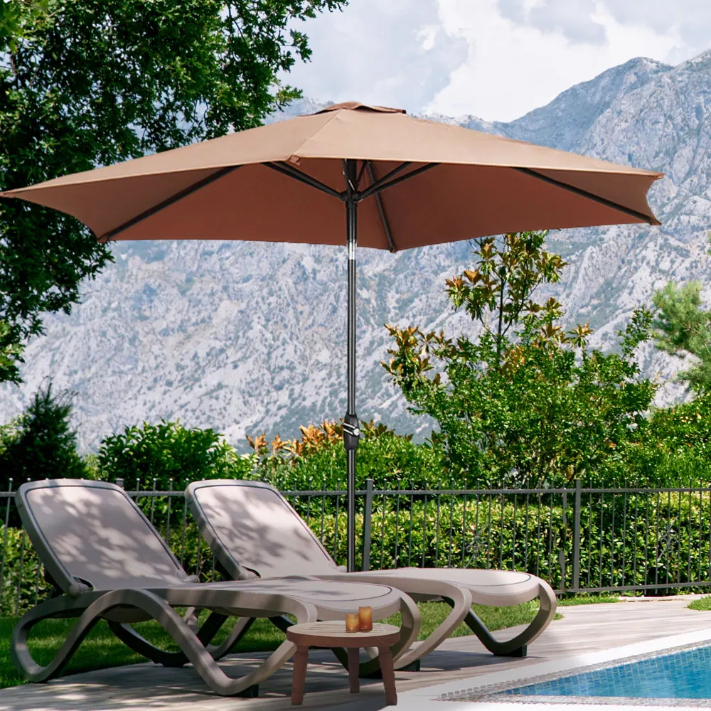 Patio umbrella — cantilever outdoor shade solution