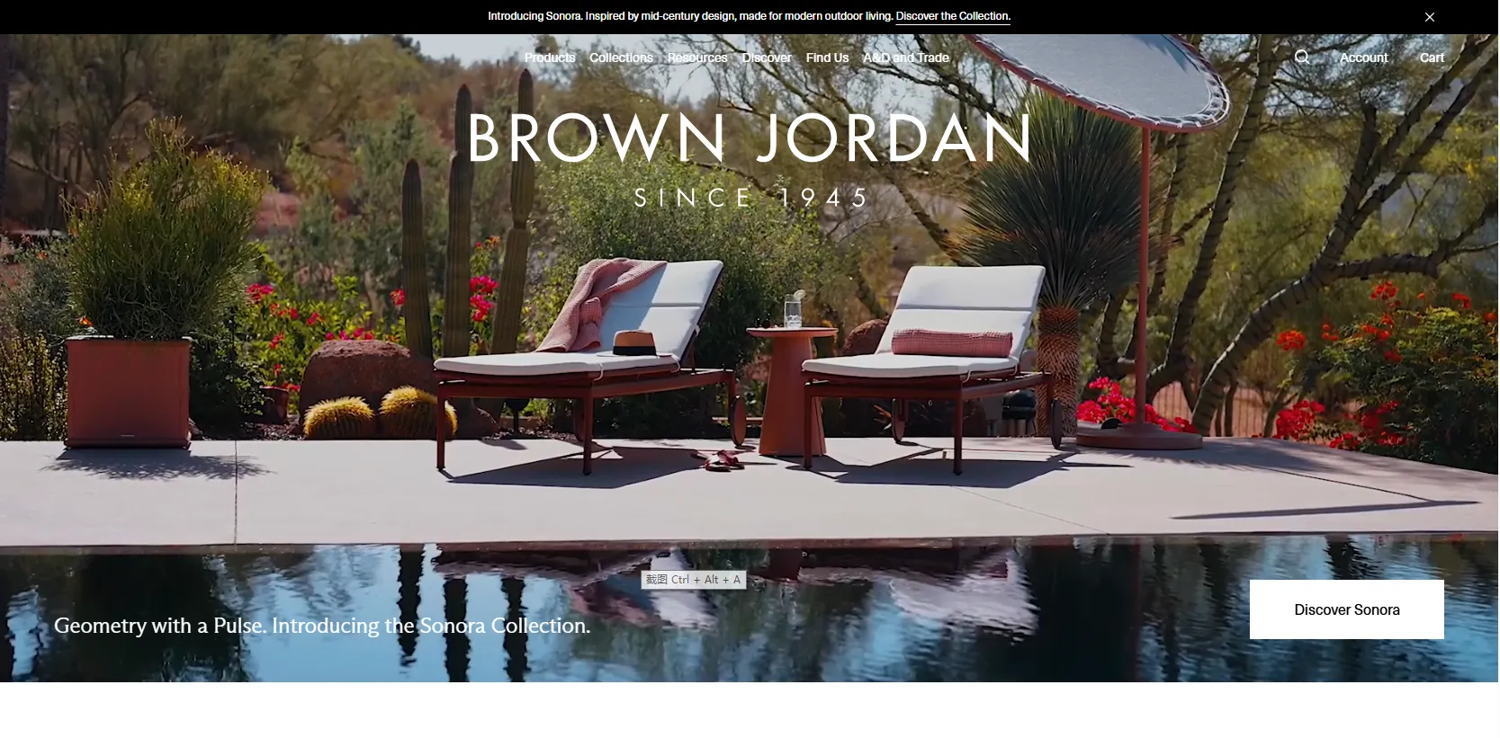 Brown Jordan luxury hospitality outdoor furniture manufacturer Irvine California