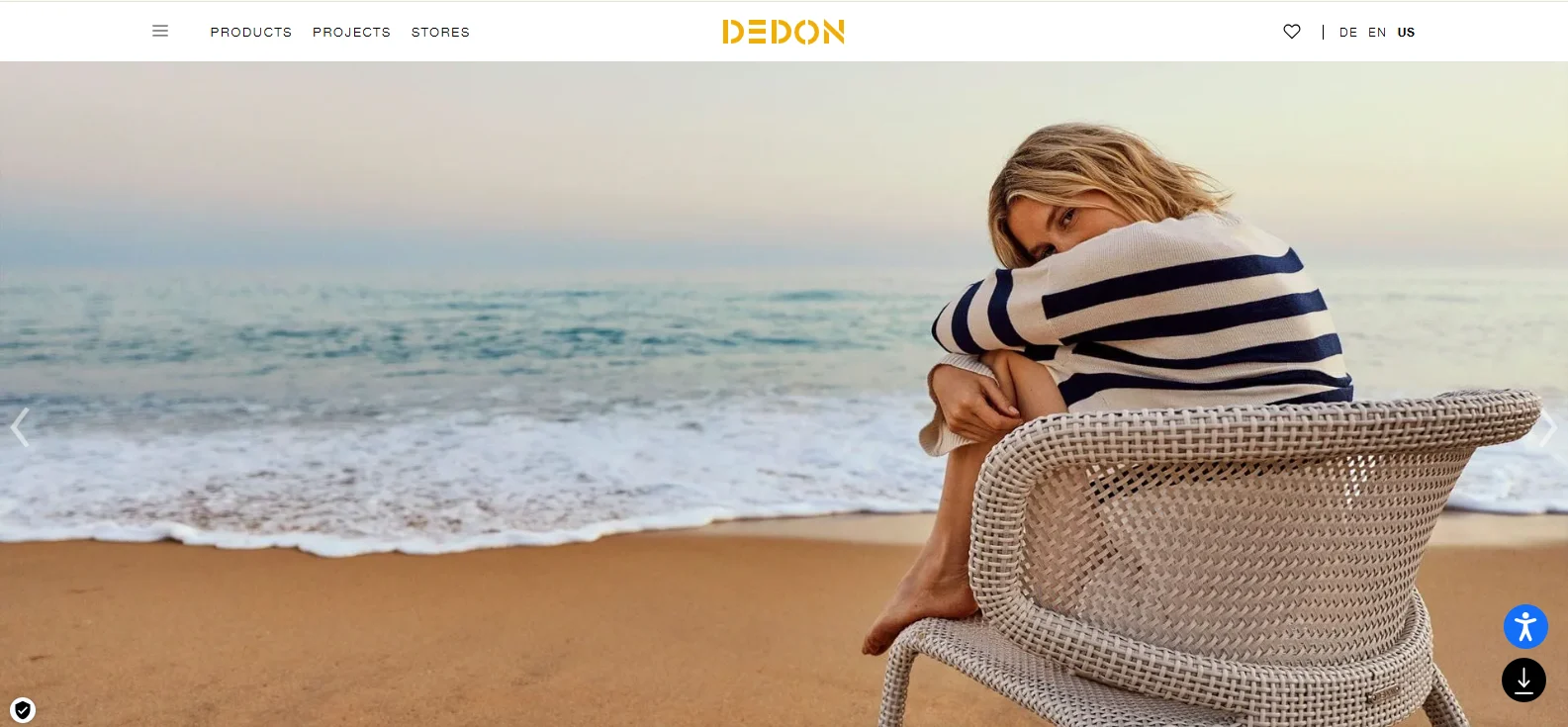 DEDON woven outdoor furniture, a German brand producing in Cebu, Philippines