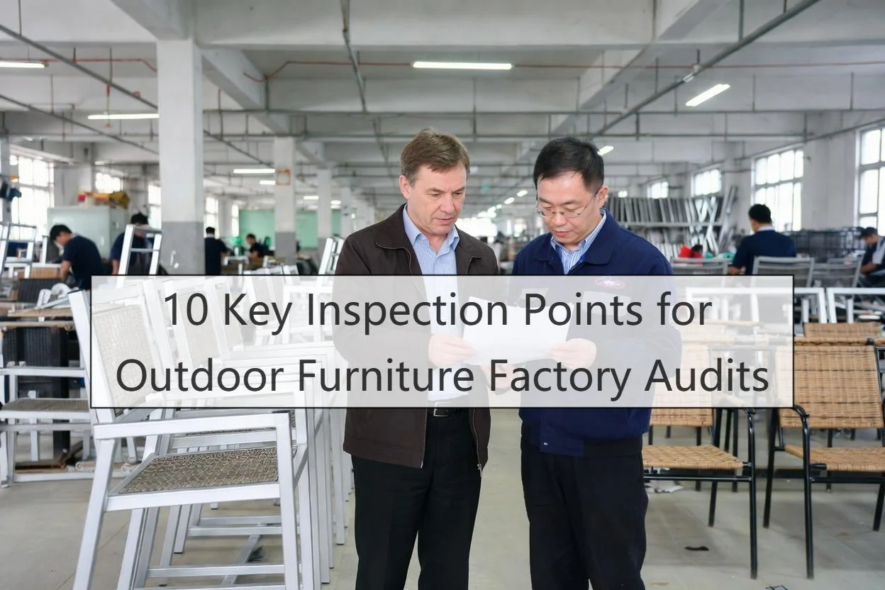 10 Key Points for Outdoor Furniture Factory Audits – Save Big