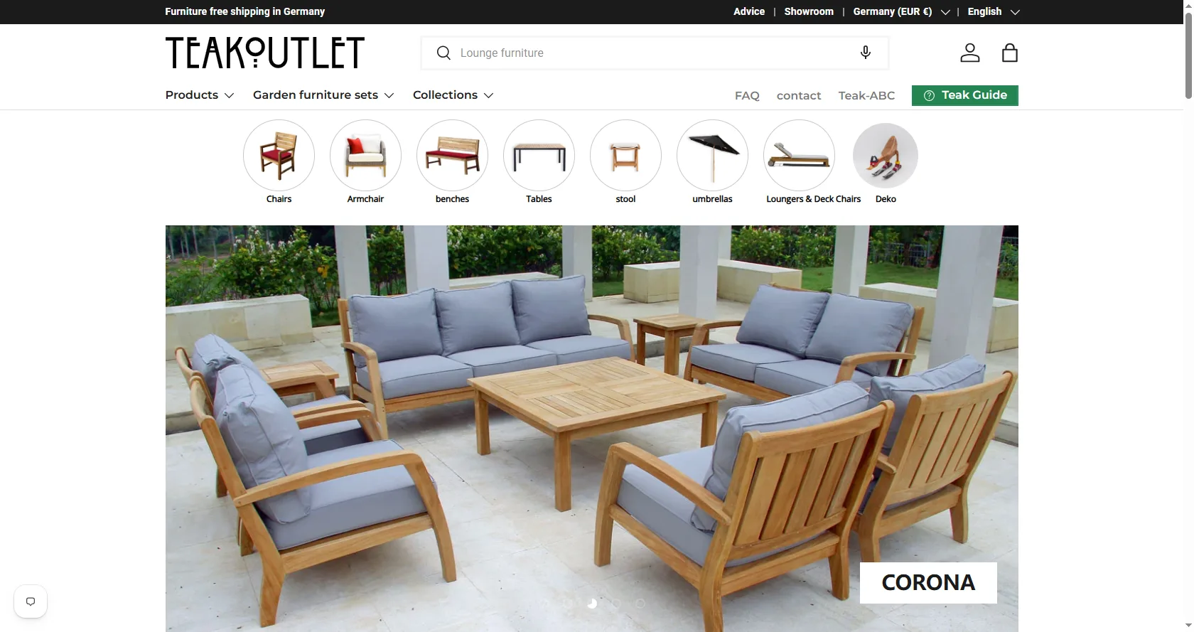 Teakoutlet Grade-A plantation teak garden furniture supplier