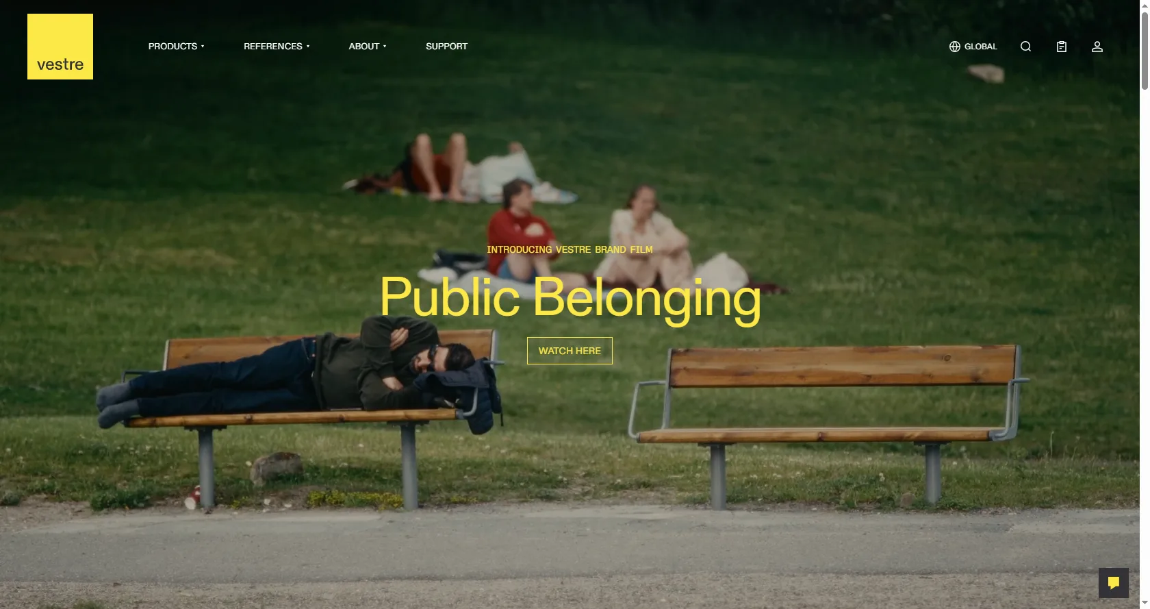 Vestre Scandinavian public outdoor furniture maker