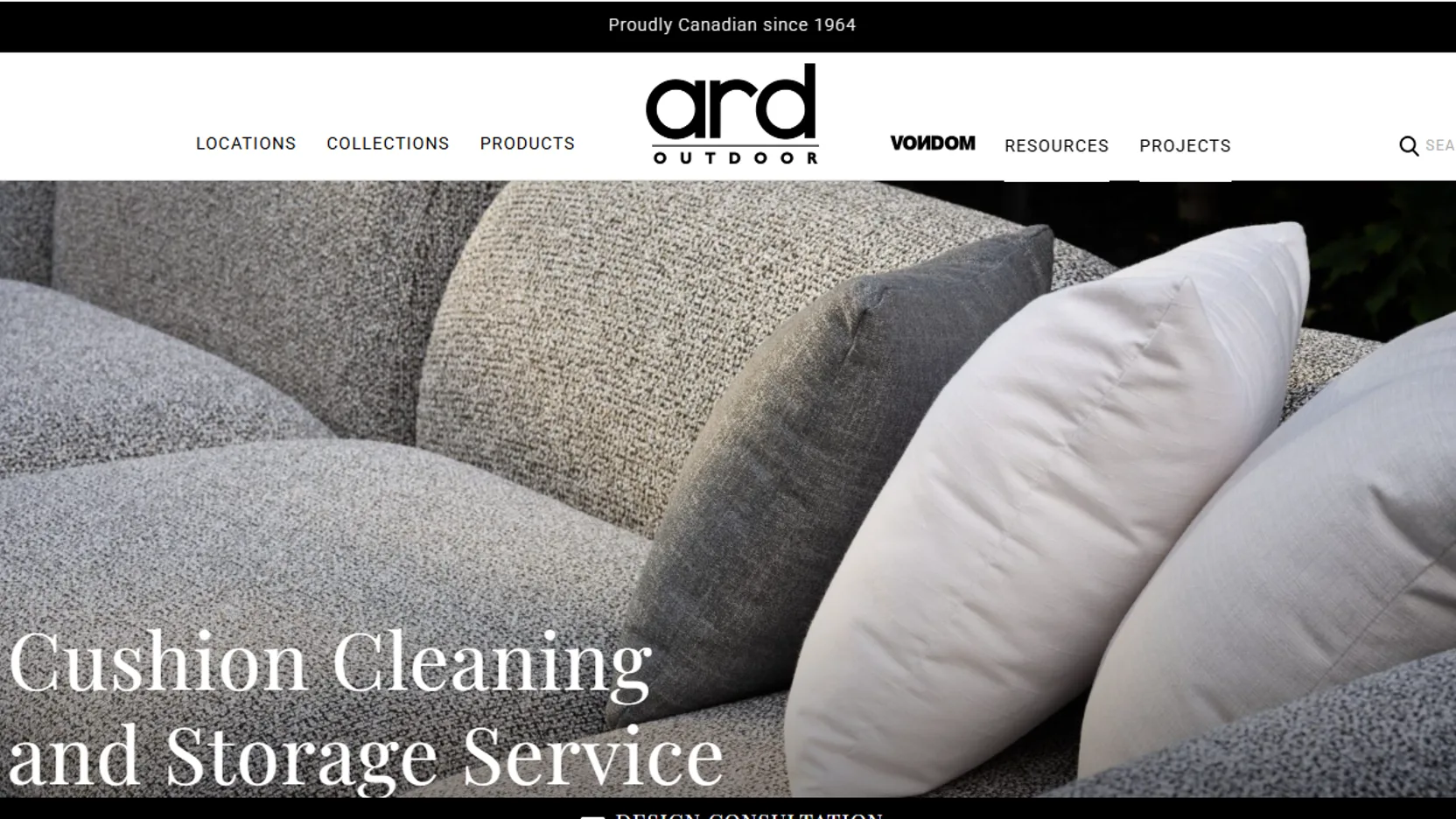 ARD Outdoor premium hospitality outdoor furniture showroom Toronto