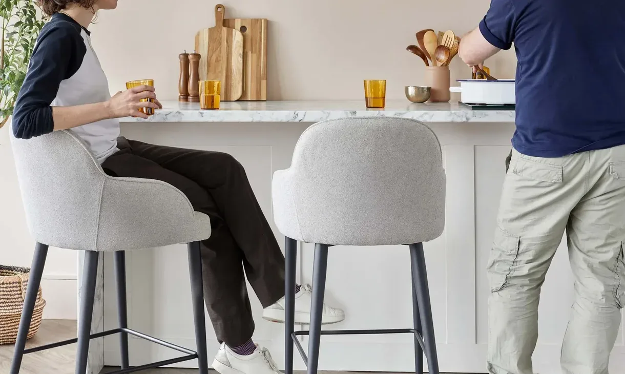 Freight economics and assortment logic for nested counter stools versus knock-down bar stools