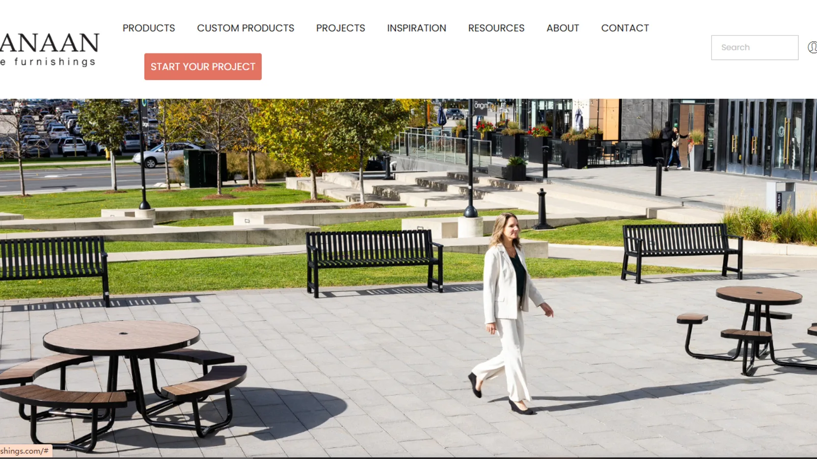 Canaan Site Furnishings outdoor furniture manufacturer Canada site seating