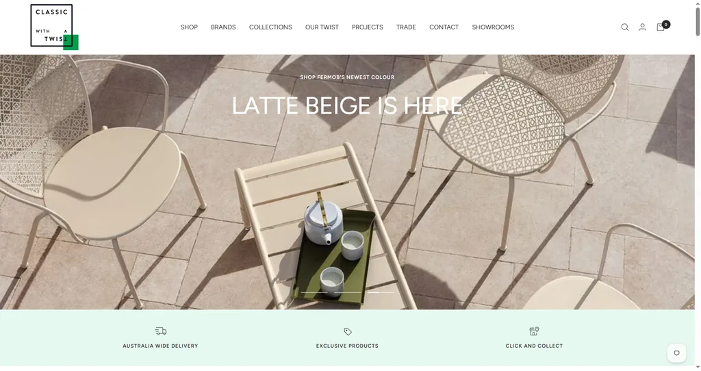 Classic With A Twist designer outdoor furniture