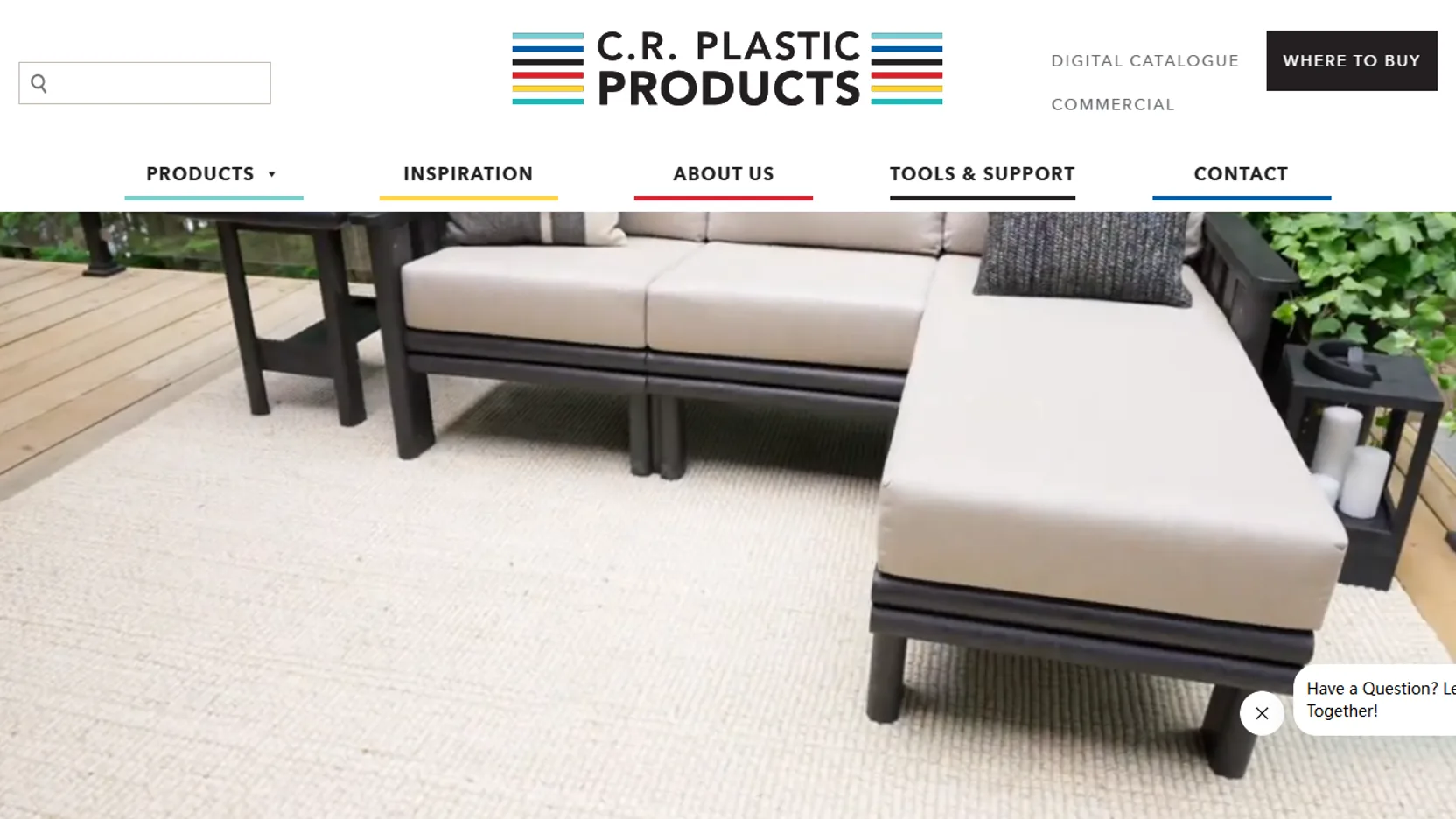 C.R. Plastics commercial-grade recycled plastic outdoor furniture Stratford Ontario