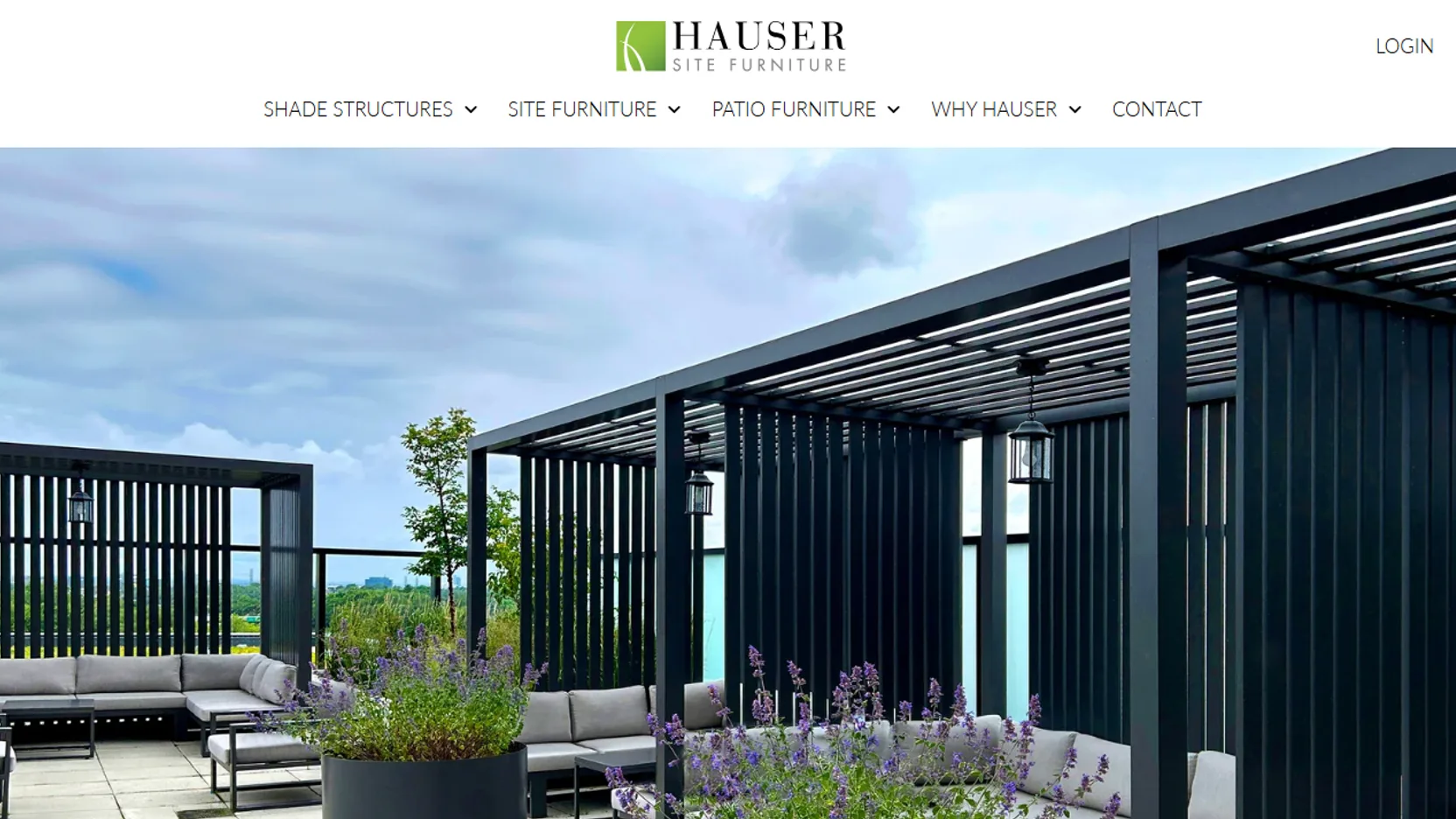 Hauser Site contract-grade outdoor furniture manufacturer Canada Waterloo plant