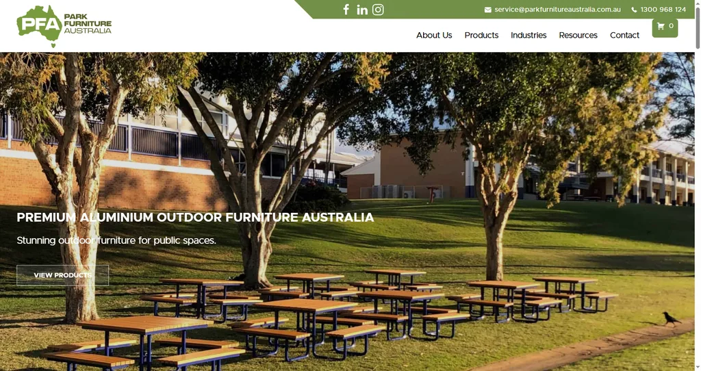 Park Furniture Australia recycled plastic outdoor furniture