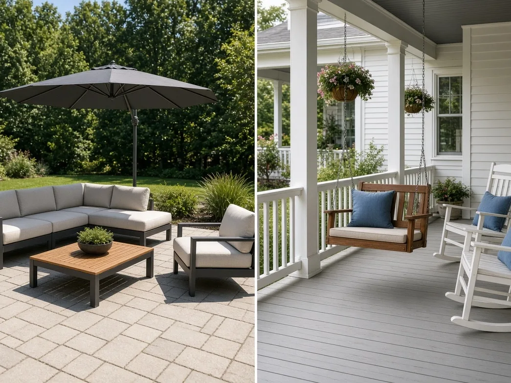 Patio vs Porch Furniture: Ultimate 5 Differences Uncovered