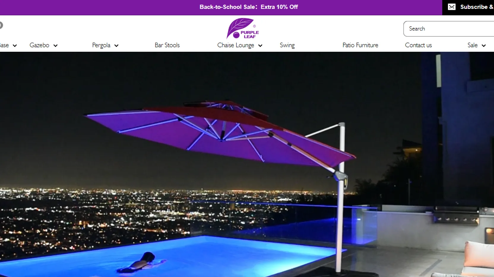 Purple Leaf patio sets pergolas and gazebos Canada