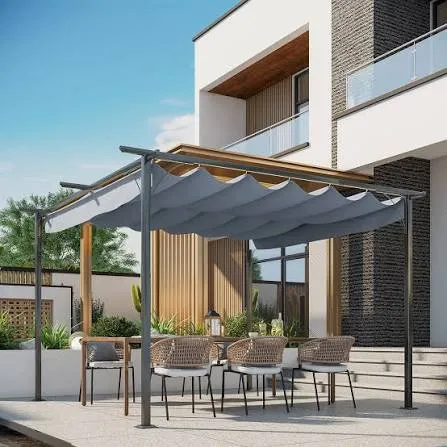 Aluminium pergolas and shade structures