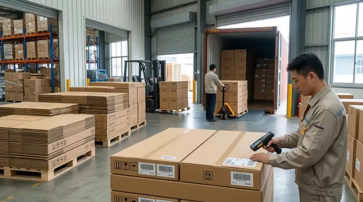 Sourcing team allocating courtyard categories to vetted factories