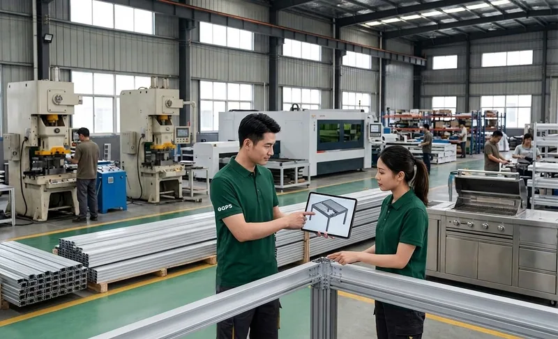 Garden product production line running the approved specification