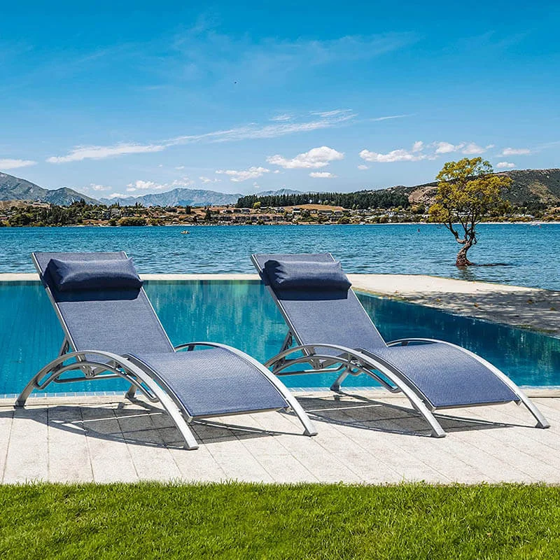 Beach and Poolside Lounge Chairs — resort-grade outdoor sun loungers