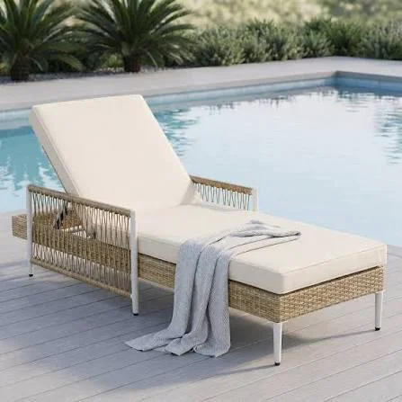 PE Rattan Wicker Loungers