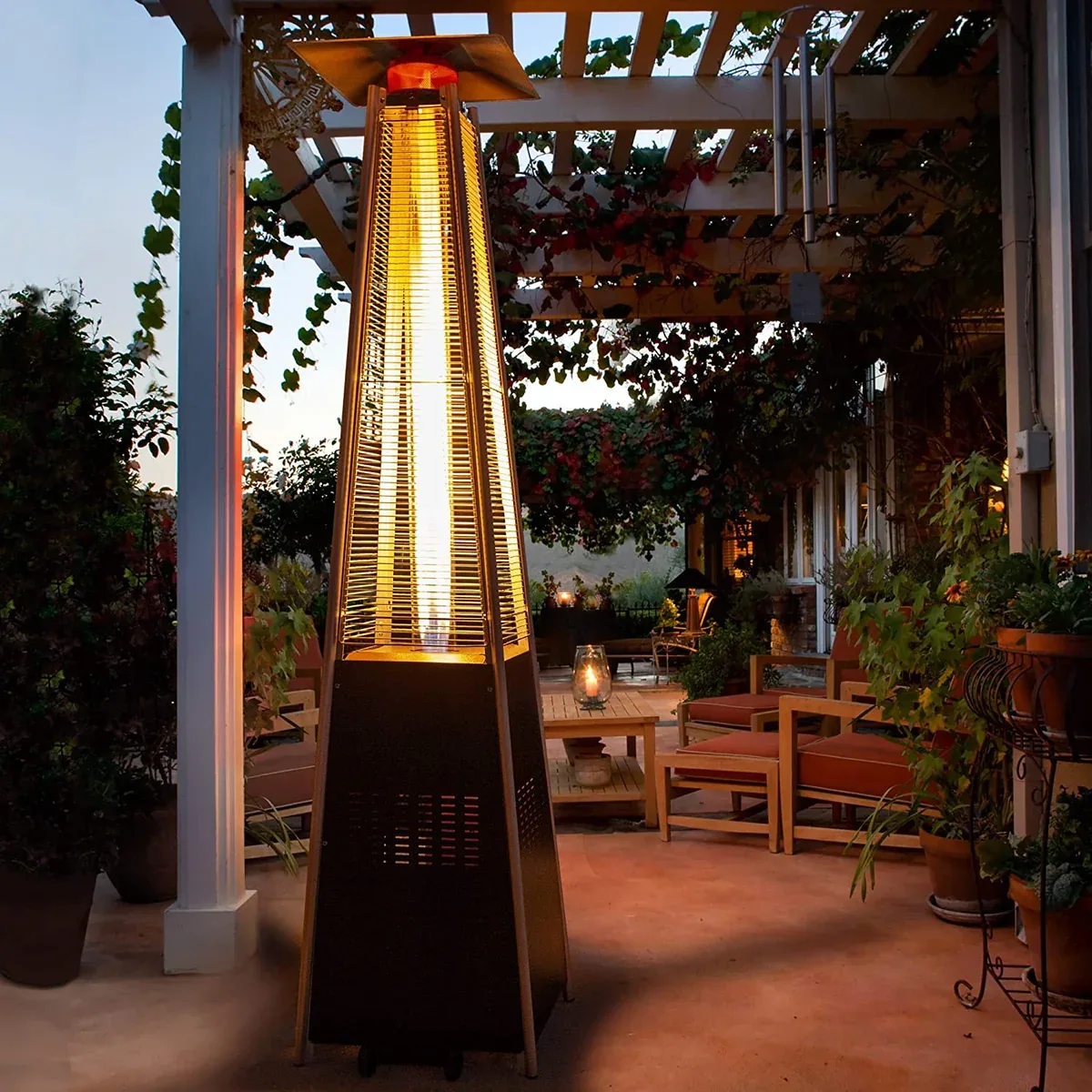 Outdoor fire and heating