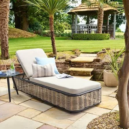 Outdoor loungers and sunbeds