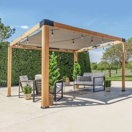 Outdoor pergolas and shade structures